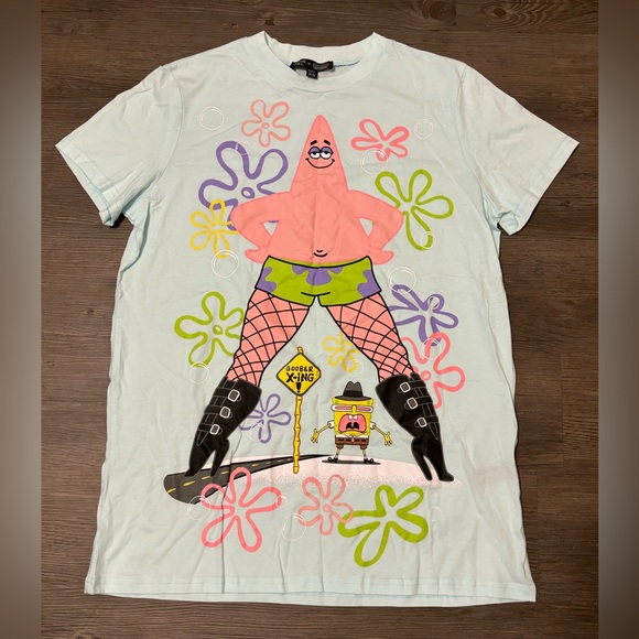 Dolls Kill Tops - Dolls Kill x SpongeBob SquarePants | NWOT Goofy Goober Graphic Tee